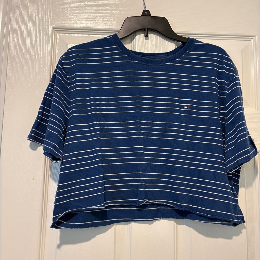 Tommy Hilfiger Striped Crop Top